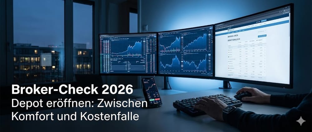 Depot eröffnen und Aktien kaufen: Mein Broker-Check 2026 zwischen Komfort und Kostenfalle
